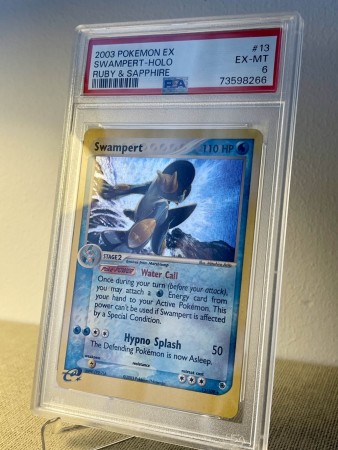 Swampert #13 Pokemon Ruby & Sapphire PSA 6
