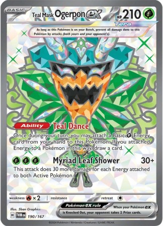 Teal Mask Ogerpon ex #190